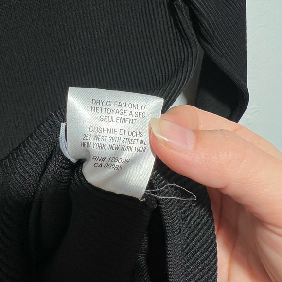 Cushnie Et Ochs - Vivienne Asymmetric Body Suit in Black - Picture 9 of 9